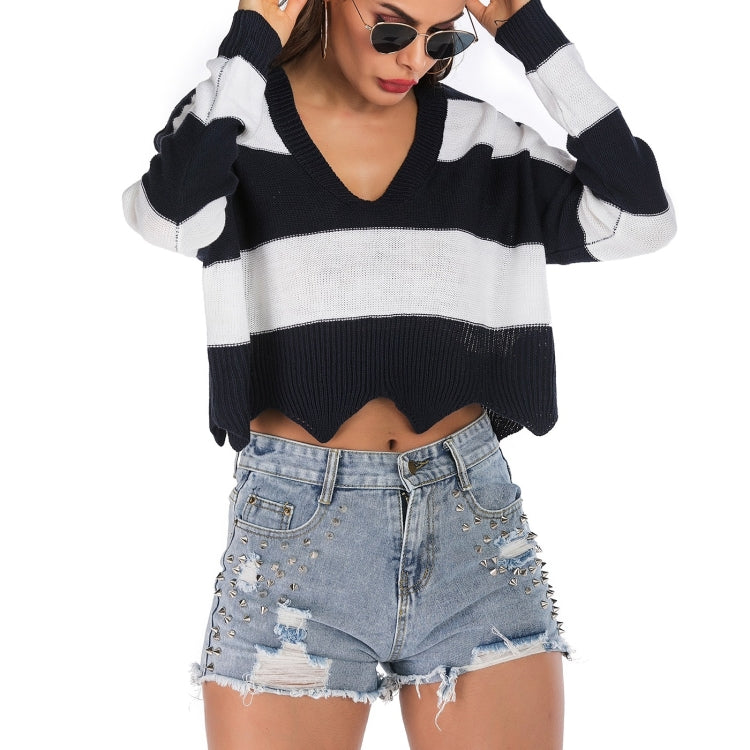 Striped Fashion Casual Pullover