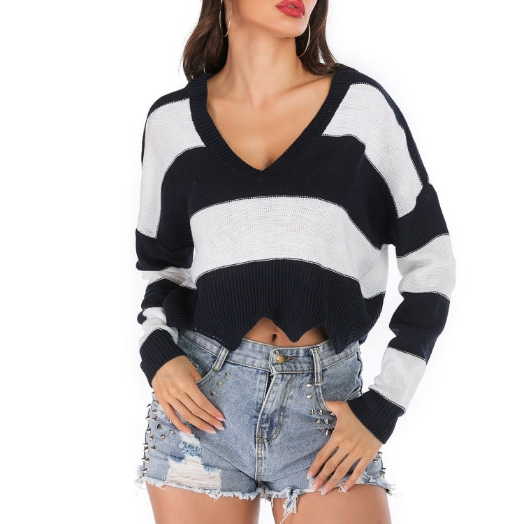 Striped Fashion Casual Pullover Reluova