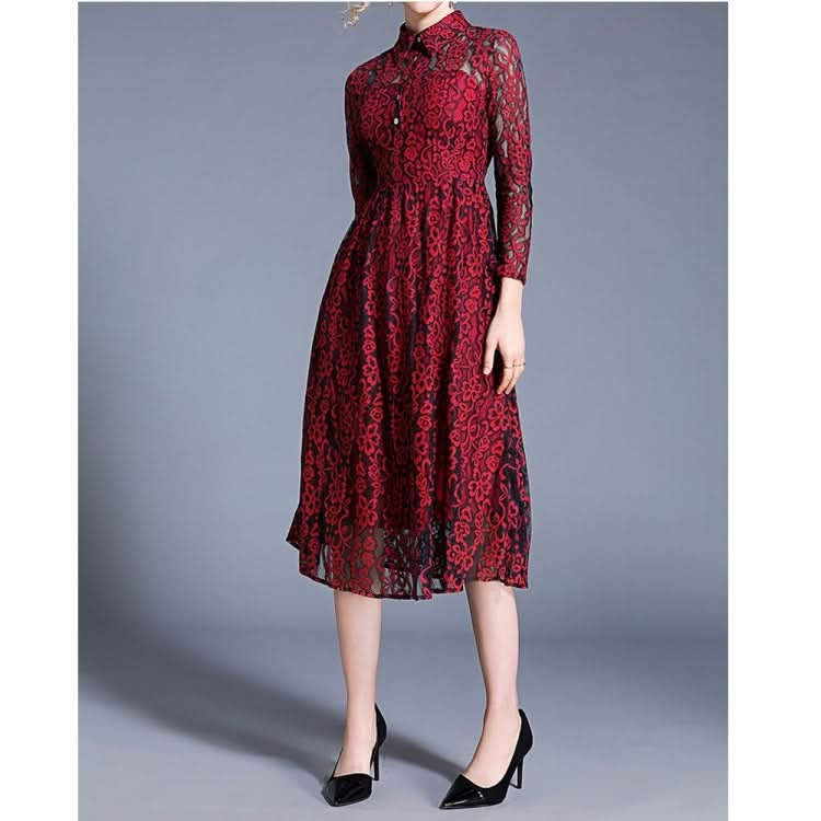 Fashion Vintage Elegant Lace Dress Reluova