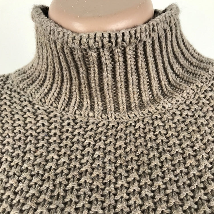 Fashion Thick Thread Turtleneck Knit Sweater, Series 2