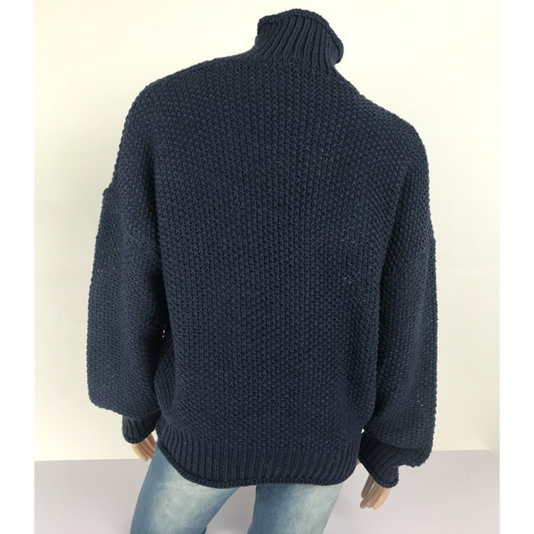 Fashion Thick Thread Turtleneck Knit Sweater, Series 1