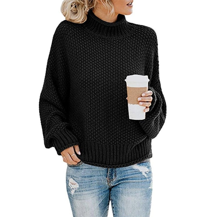 Fashion Thick Thread Turtleneck Knit Sweater, Series 1