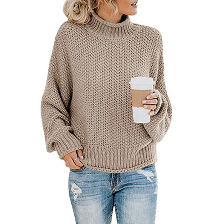 Fashion Thick Thread Turtleneck Knit Sweater, Series 2