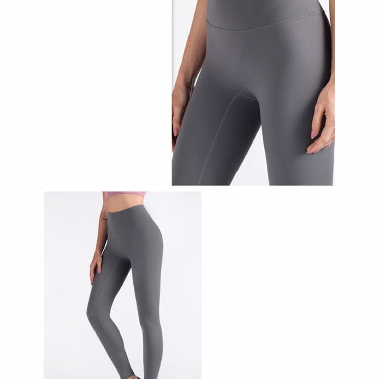 One Piece Sports Fitness Pants Without Embarrassment Line (Color:Tempest Blue Size:M) Reluova