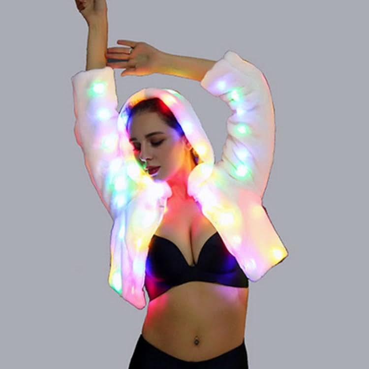 Colorful LED Flashing Casual Coat Reluova