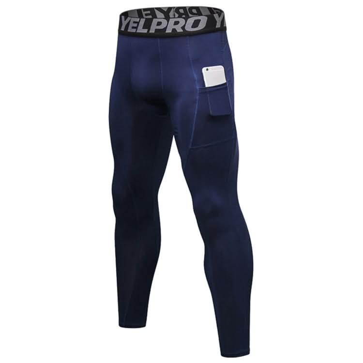 Running Training Sweat Wicking Stretch Tights With Pocket (Color:Red Size:S) Reluova