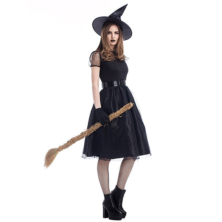 Cosplay Costume Black Gauze Witch Costume Temperament Night Ghost Game Costume