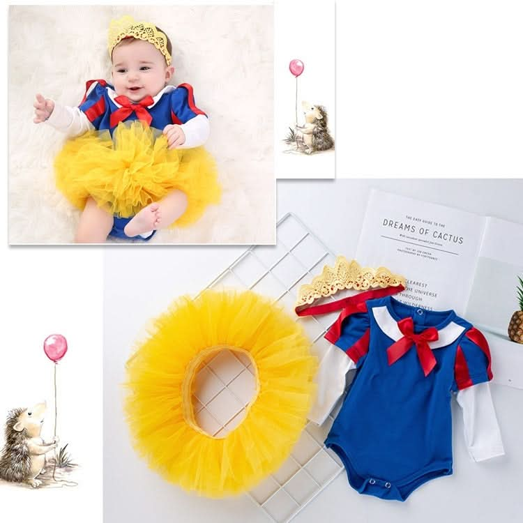 Long Sleeve Princess Dress Childrens Clothing Infant Baby One-piece Skirt Tutu Skirt Suit Reluova