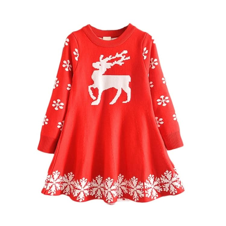 Christmas Children Padded Dress Reluova