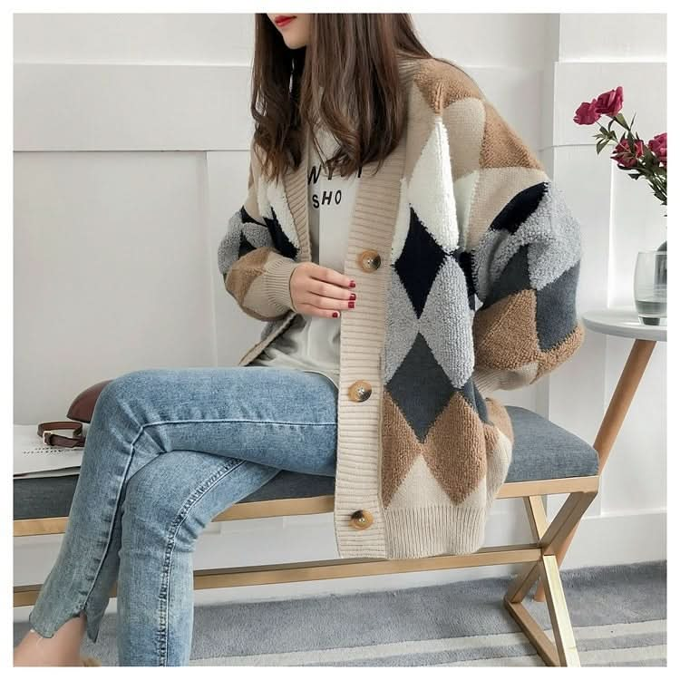 Loose And Lazy Knit Cardigan