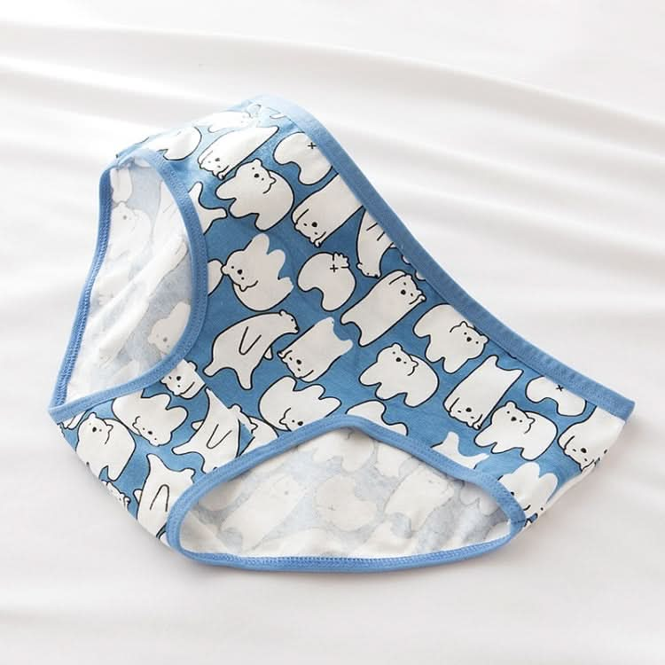 Women Cotton Mid-rise Cartoon Briefs Reluova