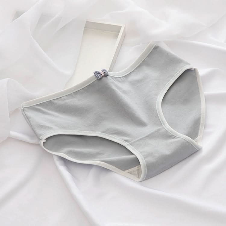 Bowknot Morandi Simple Girly Cotton Panties Reluova