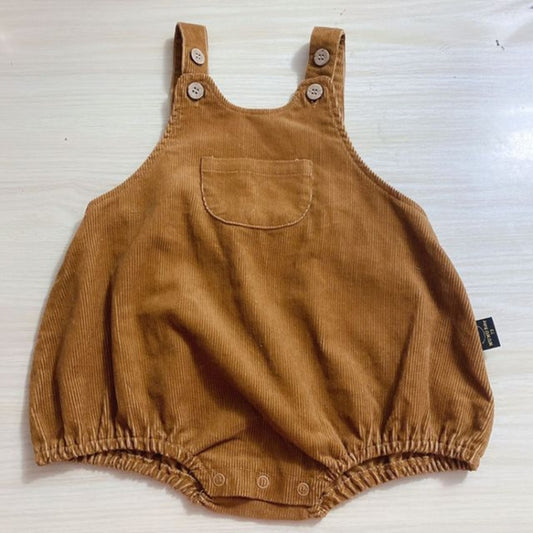 Autumn Corduroy Baby Overalls Jumpsuit Reluova