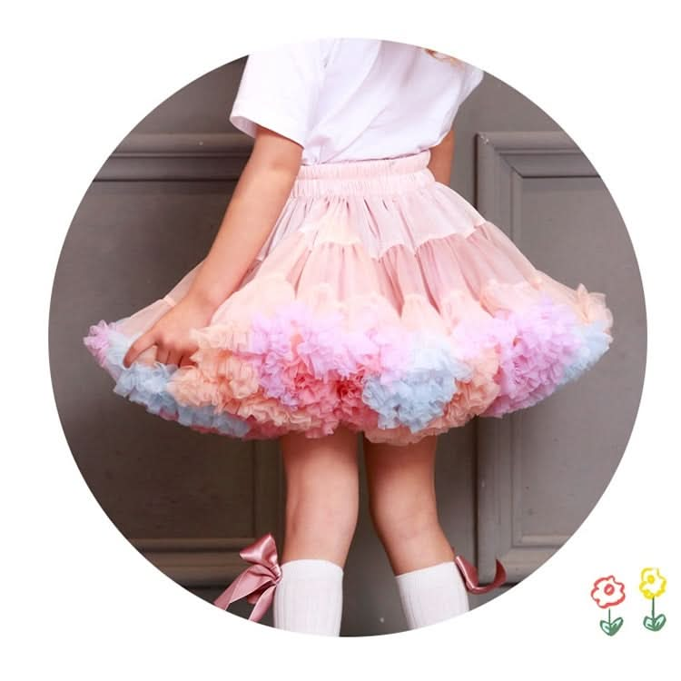 Girls AB Both Sides Wear Tutu Skirt Reluova