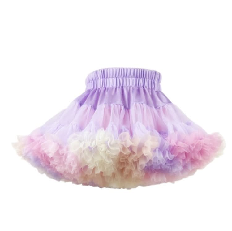 Girls AB Both Sides Wear Tutu Skirt Reluova