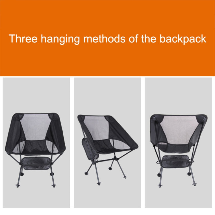 Outdoor Portable Folding Camping Chair Light Fishing Beach Chair Aviation Aluminum Alloy Backrest Recliner Reluova