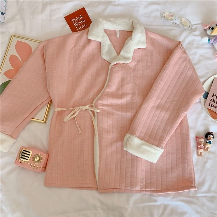 Two-piece Warm Pajamas For Pregnant Women Reluova