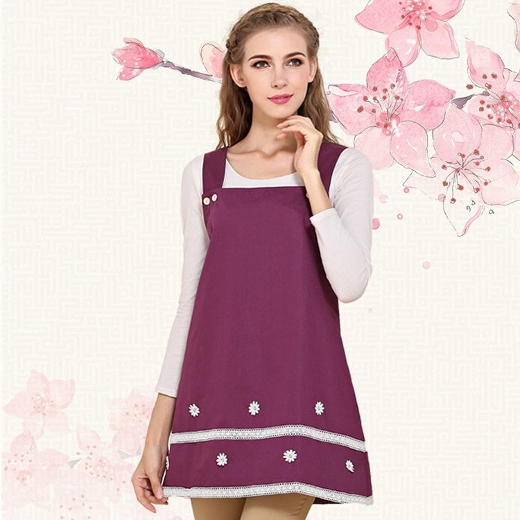 Square Collar Radiation Protection Maternity Dress