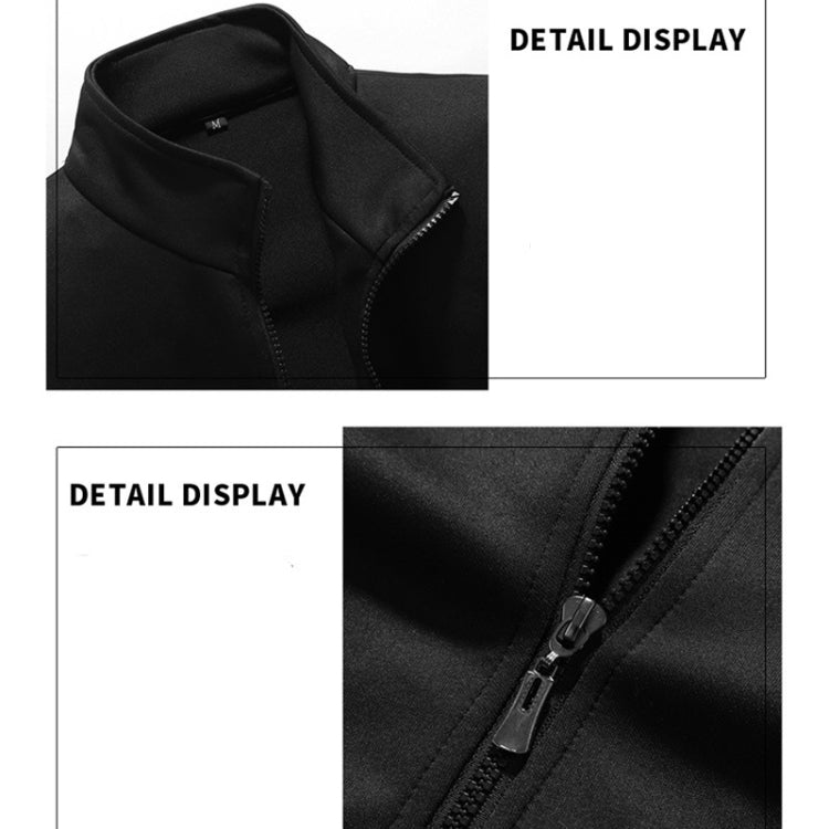 3 in 1 Autumn Thin Velvet Round Neck Bottoming Shirt + Stand Collar Cardigan Jacket + Trousers Casual Sports Suit for Men