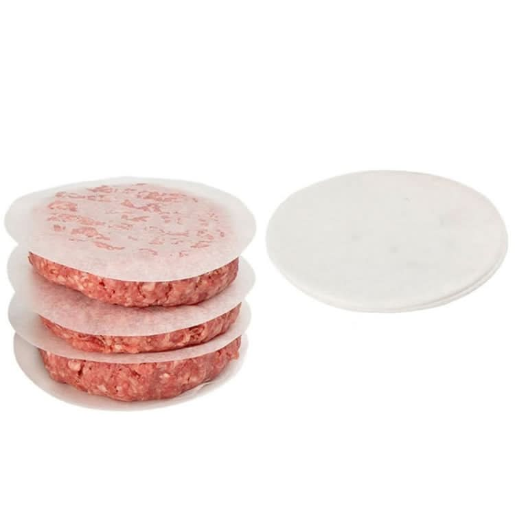 Household Food Grade Aluminum Alloy Kitchen Non-stick Coating Pressure Meat Patty Cake Hamburger Mold with 40 PCS Sided Silicone Papers - Reluova