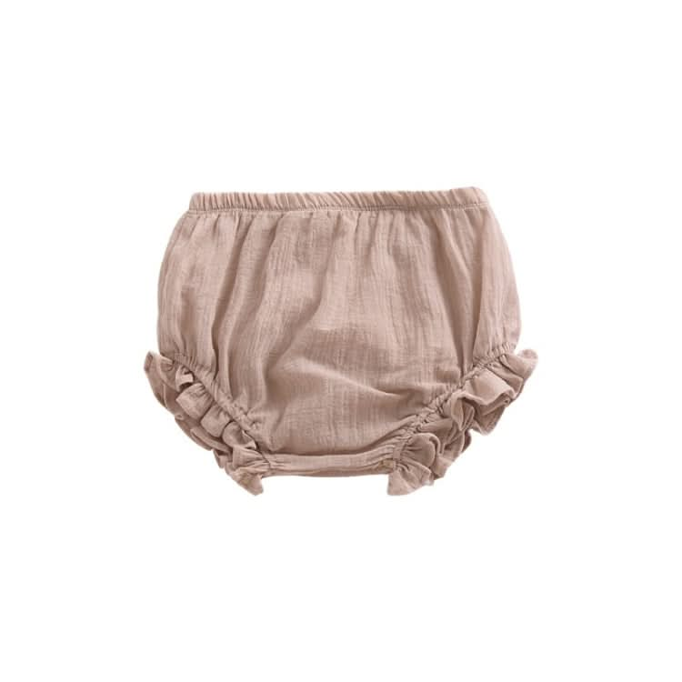 Pure Color Cotton And Linen Lace Casual Triangle Shorts Reluova