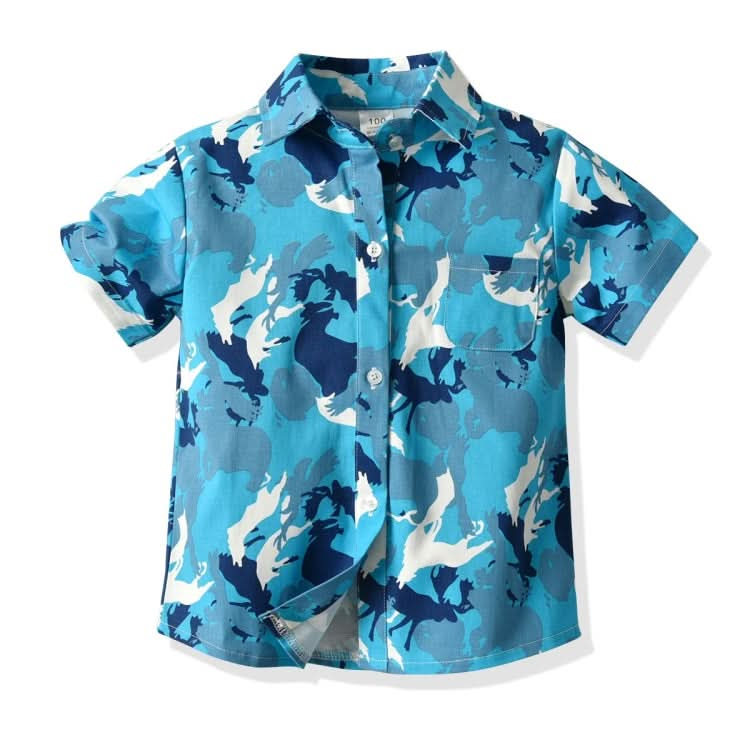 Children Top Cotton Short-sleeved Shirt Reluova