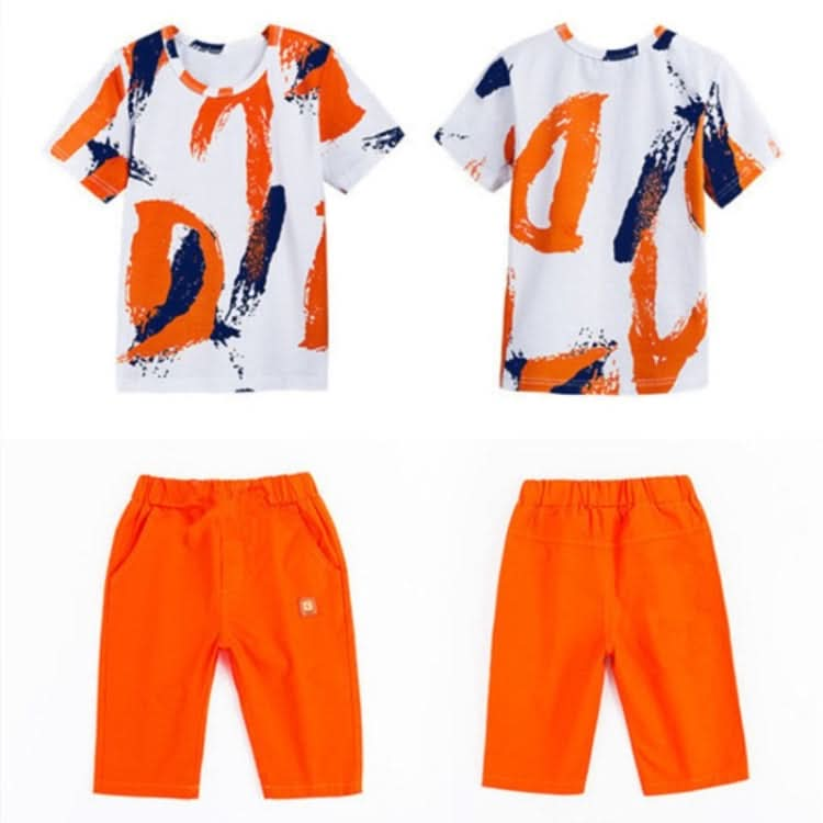 Summer Childrens Fashion Suit Short-sleeved Casual Pants Sportswear Reluova