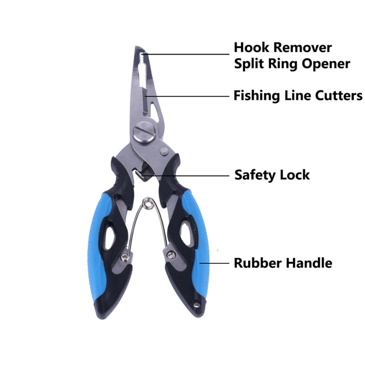 HENGJIA QT013 Multifunctional Stainless Steel Jaw Fishing Pliers Scissors Hook Removal Tool Line Cutter Fishing Tackle Reluova