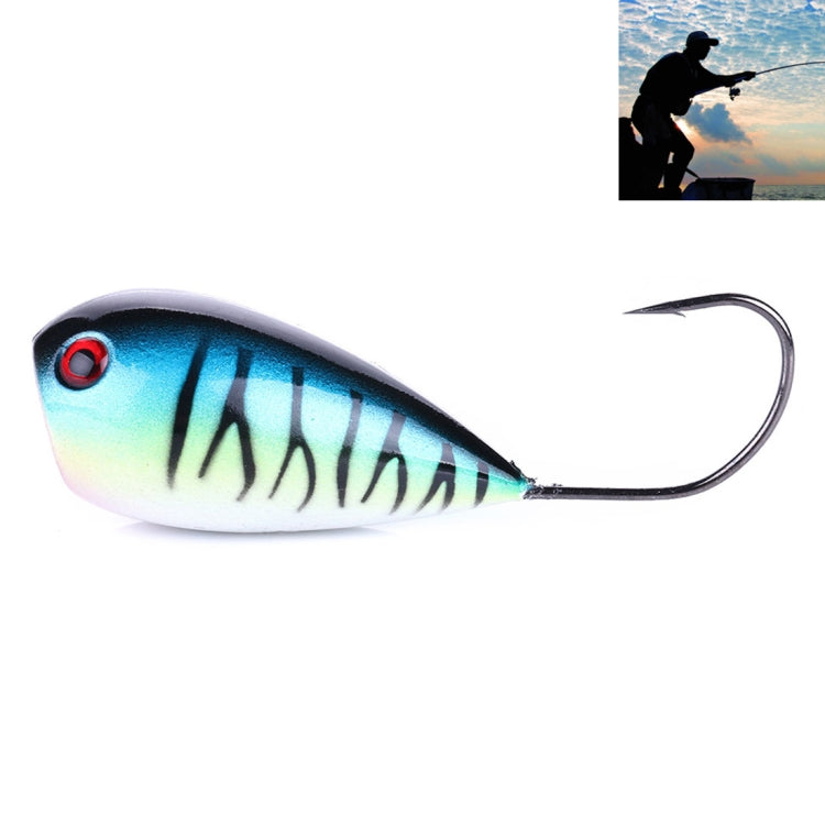 HENGJIA PO036 8cm/13g Big Mouth Single Hook Hitting Water Wave Hard Bait Lure Outdoor Fishing Gear Lure Fishing Bait Fishing Tackle