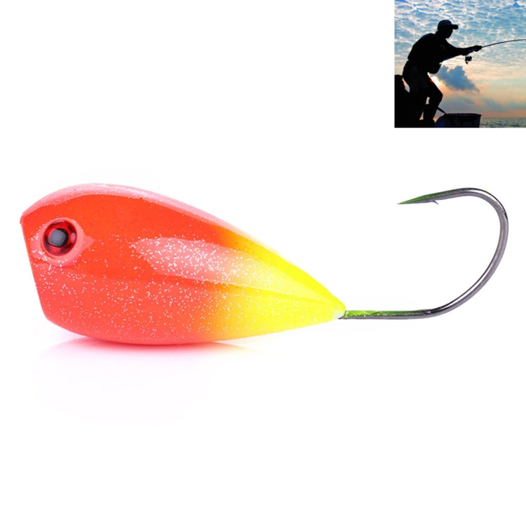 HENGJIA PO036 8cm/13g Big Mouth Single Hook Hitting Water Wave Hard Bait Lure Outdoor Fishing Gear Lure Fishing Bait Fishing Tackle