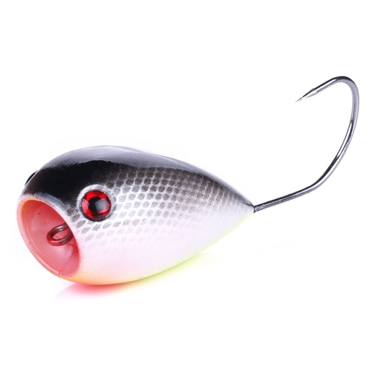 HENGJIA PO036 8 PCS 8cm/13g Big Mouth Single Hook Hitting Water Wave Hard Bait Lure Outdoor Fishing Gear Lure Fishing Bait Fishing Tackle