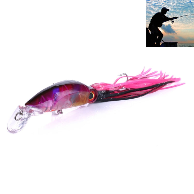 HENGJIA JIZ002 10cm/16.6g Big Octopus Squid Shaped Hard Baits Long Shot Fishing Lures Tackle Baits Fit Sea Fishing and Freshwater Fishing