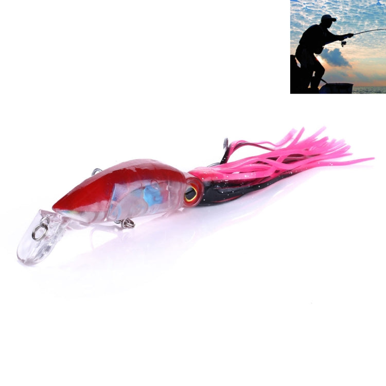 HENGJIA JIZ002 10cm/16.6g Big Octopus Squid Shaped Hard Baits Long Shot Fishing Lures Tackle Baits Fit Sea Fishing and Freshwater Fishing