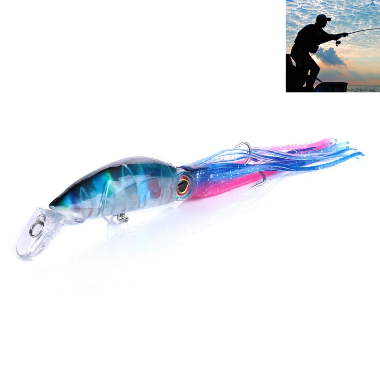 HENGJIA JIZ002 10cm/16.6g Big Octopus Squid Shaped Hard Baits Long Shot Fishing Lures Tackle Baits Fit Sea Fishing and Freshwater Fishing