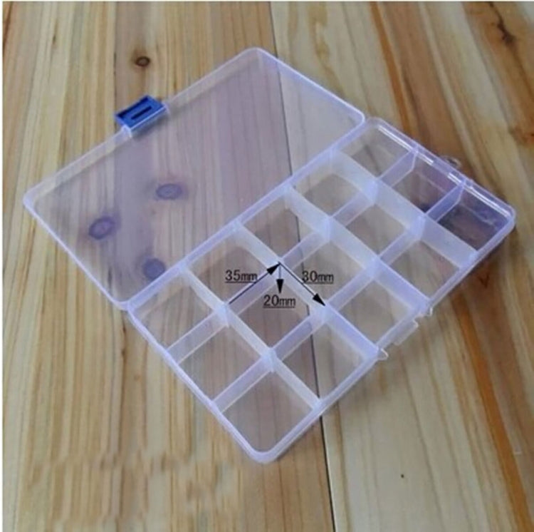 HENGJIA qt020 Fifteen Grid Waterproof Multifunction Fishing Tool Gear Storage Reluova