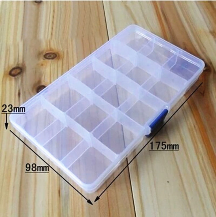 HENGJIA qt020 Fifteen Grid Waterproof Multifunction Fishing Tool Gear Storage Reluova