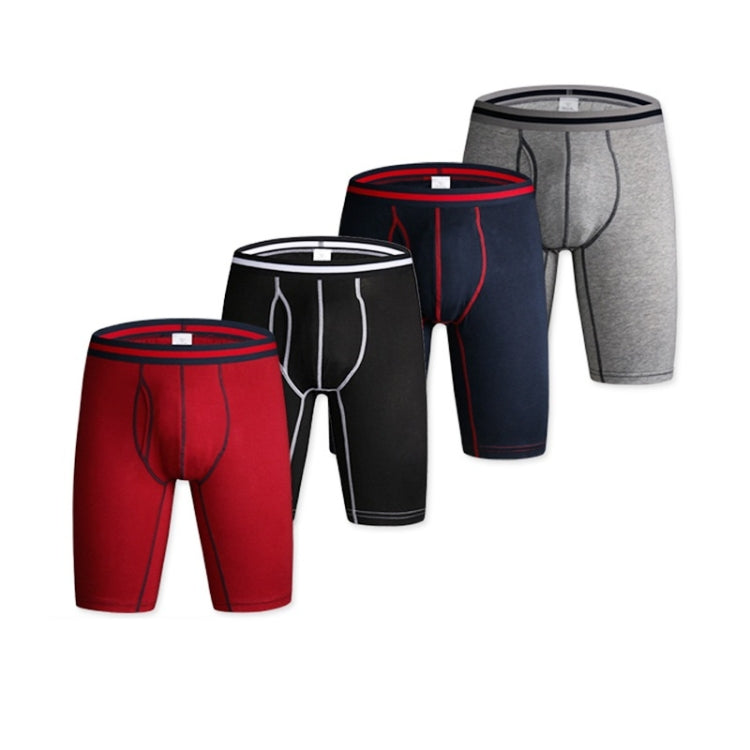 Men Cotton Sports Fitness Four Corners Underwear