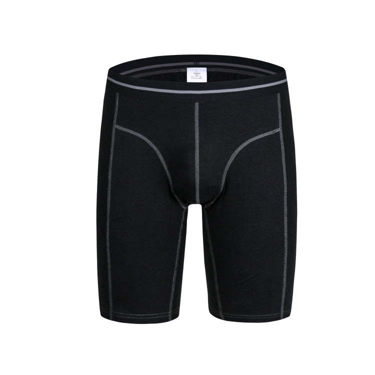 Men Fitness Exercise Lengthened Anti-wear Pure Cotton Five Points Underwear Reluova