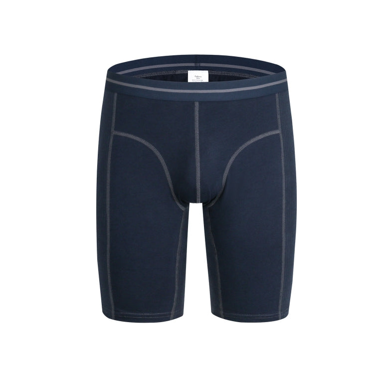 Men Fitness Exercise Lengthened Anti-wear Pure Cotton Five Points Underwear Reluova