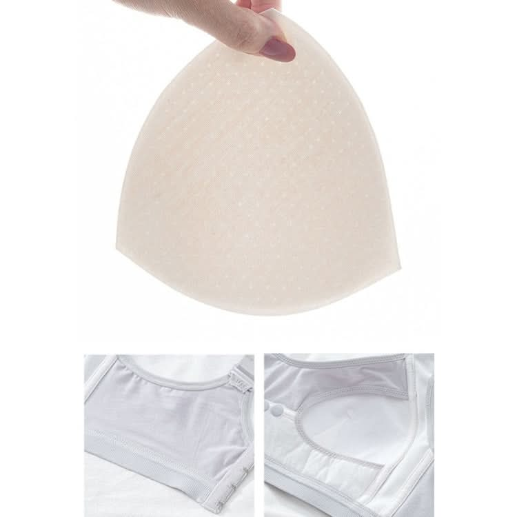 Front Button Cotton Breastfeeding Underwear Breathable Pregnancy Bra without Steel Ring