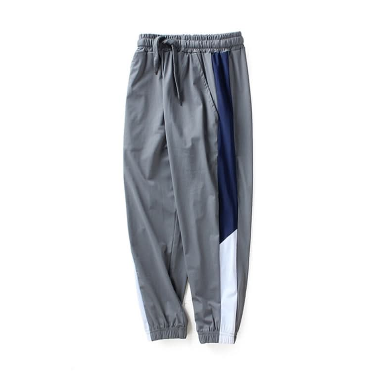 Boys Ice Silk Breathable Thin Trousers Mosquito-proof Pants (Color:Grey Size:120cm) Reluova