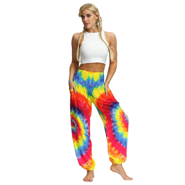 Tie-dye Gradient Beach Holiday Bloomers Suit Reluova