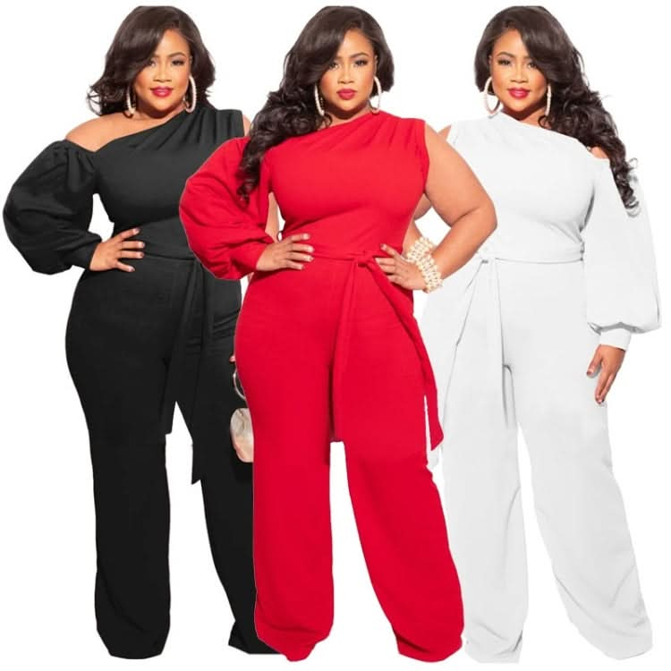 Women Plus Size Sweatpants Wide Leg Pants Reluova